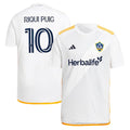Riqui Puig LA Galaxy adidas 2024 Angeleno Kit Replica Player Jersey - White/Green