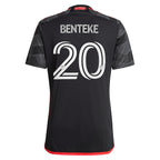 Christian Benteke D.C. United adidas 2024 The Icon Kit Replica Player Jersey – Black