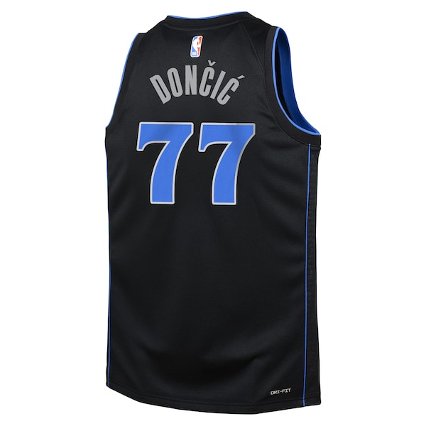 Luka Dončić Dallas Mavericks Nike Youth  Swingman Replica Jersey - City Edition - Black