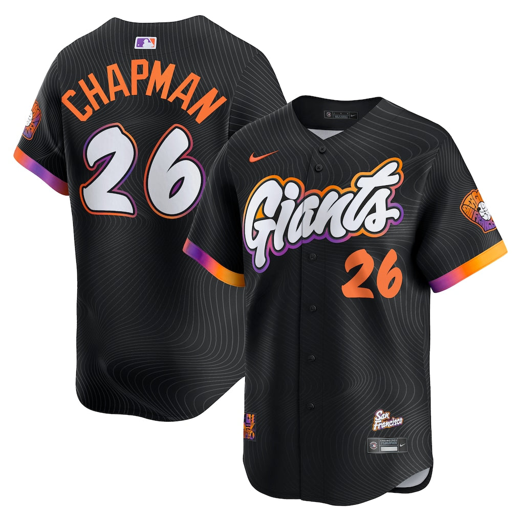 Matt Chapman San Francisco Giants Nike 2025 City Connect Limited Jersey - Anthracite