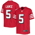 Trey Lance San Francisco 49ers Nike Youth Game Jersey - Scarlet/White