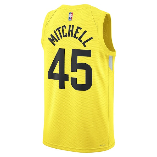 Donovan Mitchell Utah Jazz Nike Unisex Swingman Jersey - Icon Edition - Gold