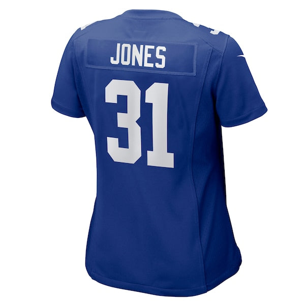 Nic Jones New York Giants Nike Women's Team Game Jersey -  Royal