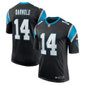 Sam Darnold Carolina Panthers Nike Vapor Limited Jersey - Black/Blue/White