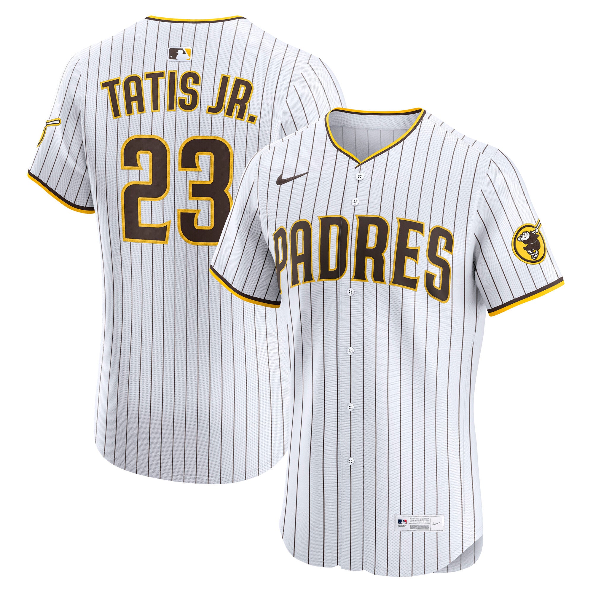 Fernando Tatis Jr. San Diego Padres Nike Alternate Elite Jersey - Sand/White