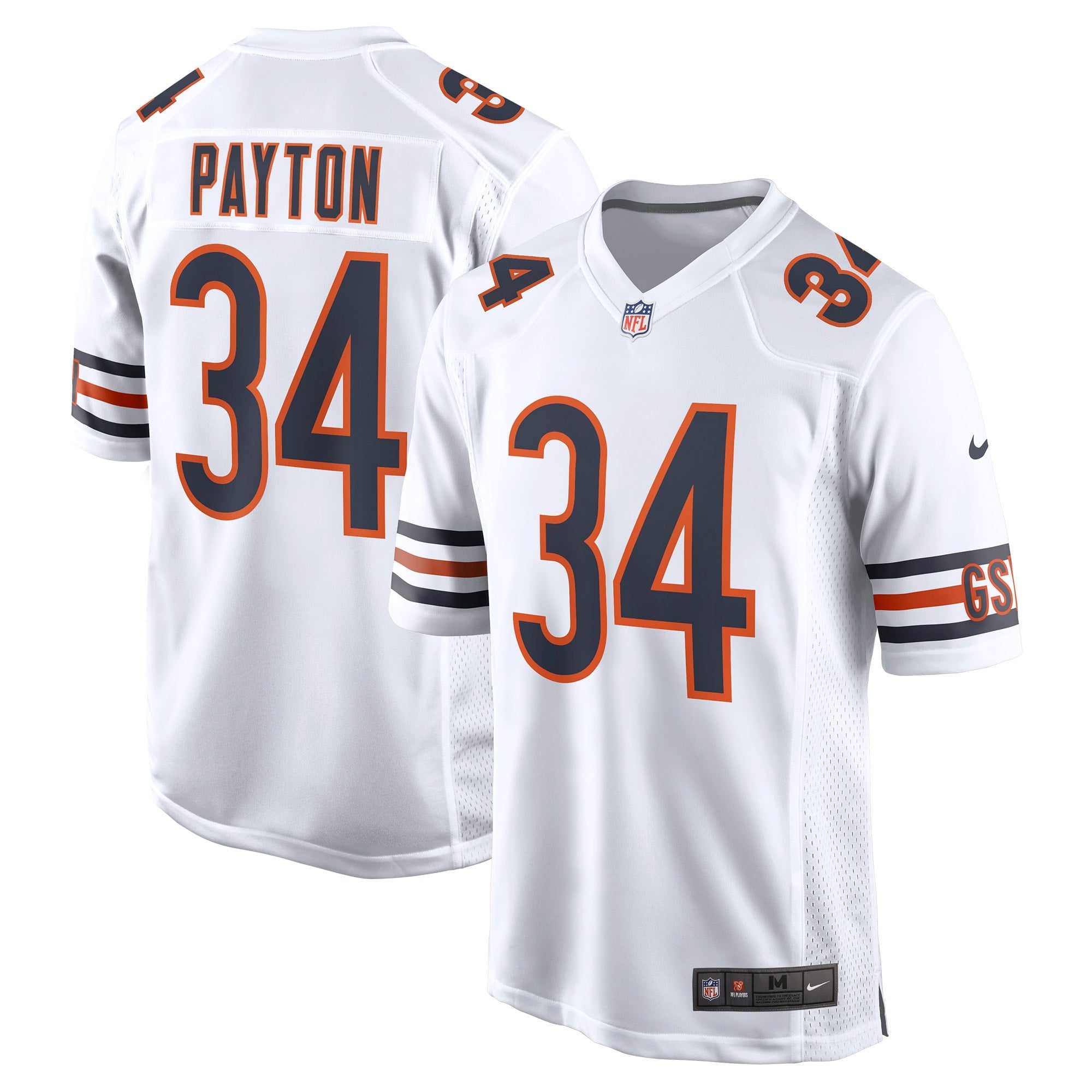 Walter Payton Chicago Bears Nike Retired Player Jersey - Orange/Navy/White