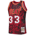Alonzo Mourning Miami Heat Hardwood Classics 1996/97 Lunar New Year Swingman Jersey - Red