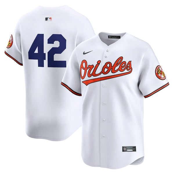 Baltimore Orioles Nike 2024 Jackie Robinson Day Home Limited Jersey – White