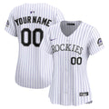 Colorado Rockies Nike Women's Home Limited Custom Jersey - White