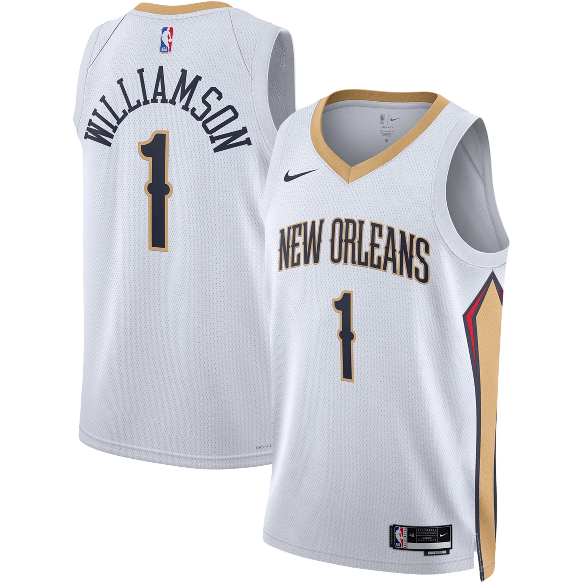 Zion Williamson New Orleans Pelicans Nike Unisex Swingman Jersey - Icon Edition - Navy/White