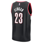 Donovan Clingan Portland Trail Blazers  Youth 2024 NBA Draft Fast Break Player Jersey - Icon Edition - Black