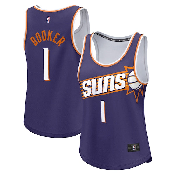 Devin Booker Phoenix Suns  Women's Fast Break Player Jersey - Icon Edition - Purple