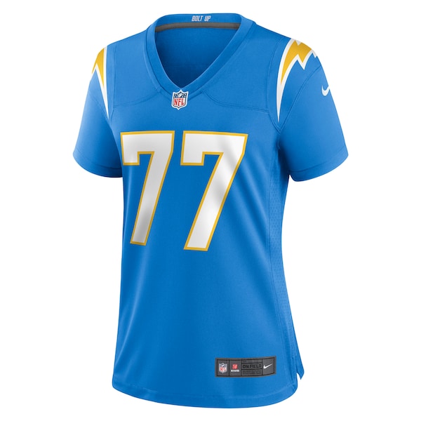 Zion Johnson Los Angeles Chargers Nike Women's Player Game Jersey - Powder Blue