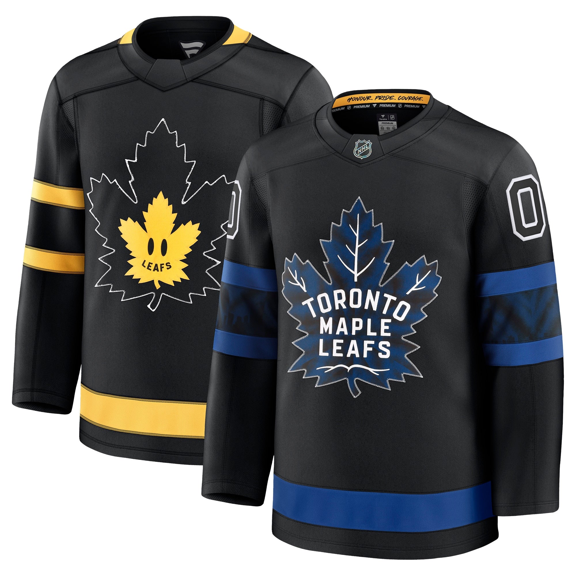 Toronto Maple Leafs  Home Premium Custom Jersey - Blue/Black/White