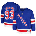 Mika Zibanejad New York Rangers Preschool Home Replica Player Jersey - Blue