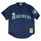 Seattle Mariners Profile Big & Tall Cooperstown Collection Mesh Batting Practice Jersey - Navy