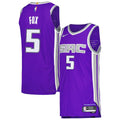 De'Aaron Fox Sacramento Kings Nike Authentic Player Jersey - Icon Edition - Purple