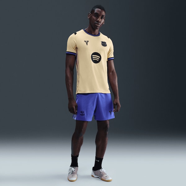Barcelona Nike 2025/26 Away Stadium Replica Jersey - Gold/Navy
