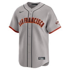 San Francisco Giants Nike Away Limited Custom Jersey - Gray