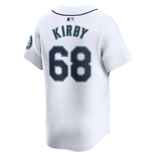 George Kirby Seattle Mariners Nike Home Limited Player Jersey - White