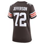 Quinton Jefferson Cleveland Browns Nike Women's  Game Jersey -  Brown