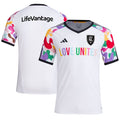 Real Salt Lake adidas 2024 Pride Pre-Match Top - White