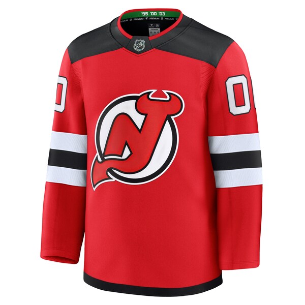 New Jersey Devils  Home Premium Custom Jersey - Red/Black/White