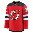 New Jersey Devils  Home Premium Custom Jersey - Red/Black/White