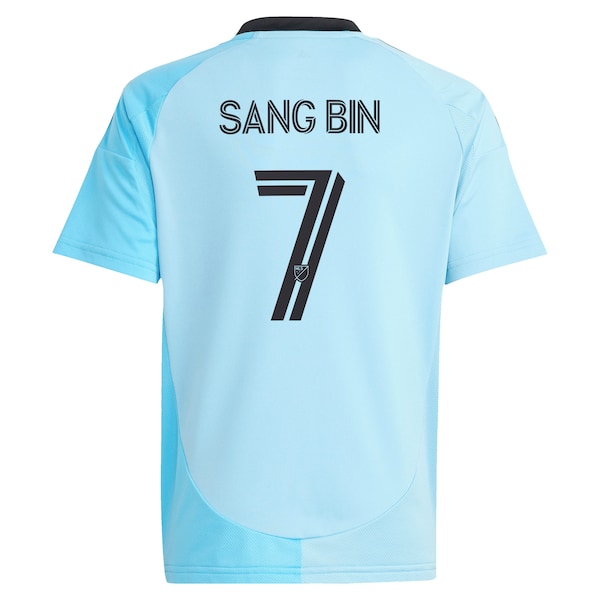 Jeong Sang-bin Minnesota United FC adidas Youth 2025 CONVERGENCE Replica Player Jersey - Blue