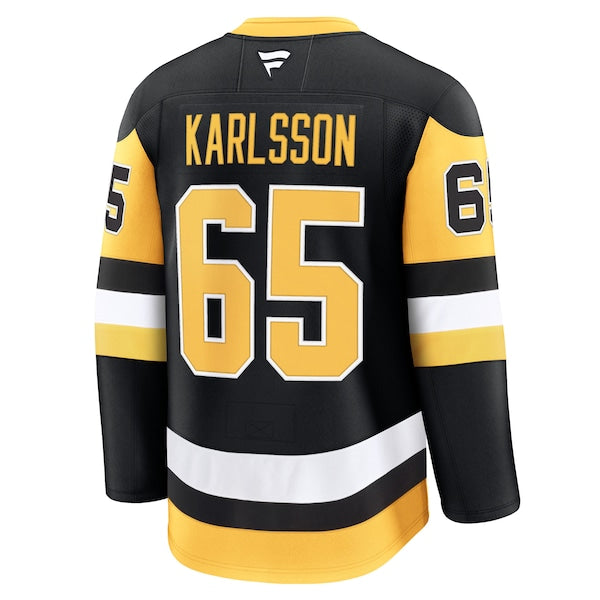 Erik Karlsson Pittsburgh Penguins  Home Premium Jersey - Black