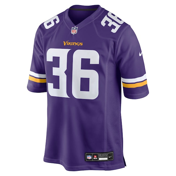 Zavier Scott Minnesota Vikings Nike Team Game Jersey -  Purple