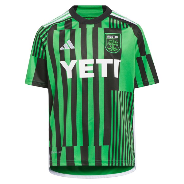Austin FC adidas Youth 2024 Las Voces Kit Replica Jersey - Green