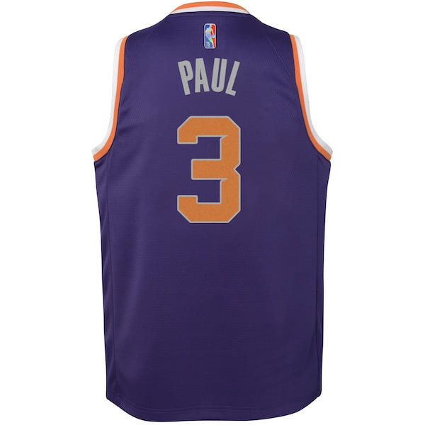 Chris Paul Phoenix Suns Nike Youth 2021/22 Diamond Swingman Jersey - Icon Edition - Purple