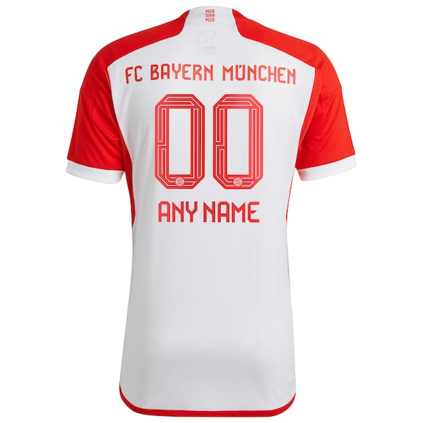 Bayern Munich adidas Youth 2023/24 Home Replica Custom Jersey - White