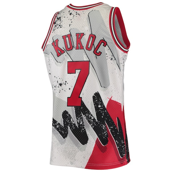 Toni Kukoc Chicago Bulls Hardwood Classics 1995/96 Hyper Hoops Swingman Jersey - White