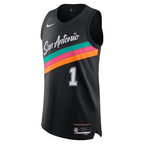 Victor Wembanyama San Antonio Spurs Nike Unisex 2025/26 Authentic Jersey - City Edition - Black