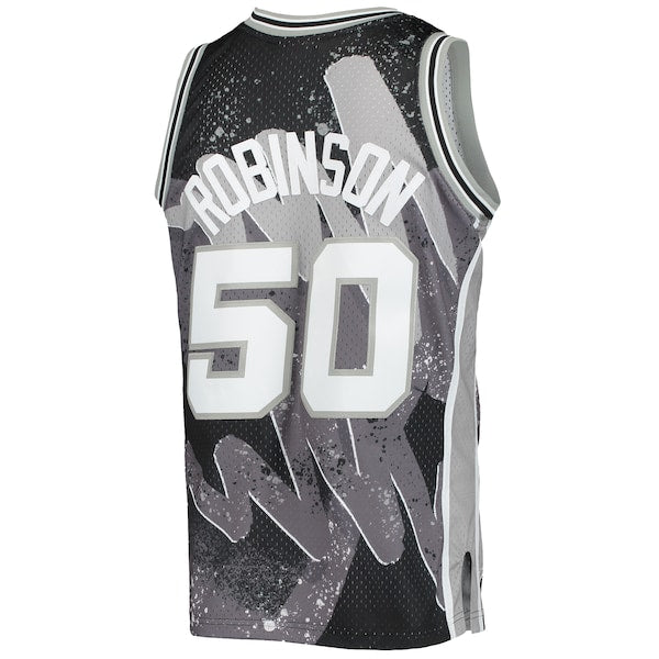David Robinson San Antonio Spurs Hardwood Classics 1998/99 Hyper Hoops Swingman Jersey - Black