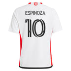 Cristian Espinoza San Jose Earthquakes adidas Youth 2024 The 50 Kit Replica Player Jersey - White
