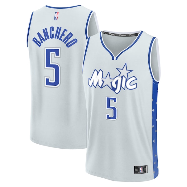Paolo Banchero Orlando Magic  Youth 2025/26 City Edition Fast Break Jersey - Silver