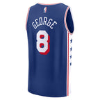 Paul George Philadelphia 76ers  Youth Fast Break Replica Player Jersey - Icon Edition - Royal
