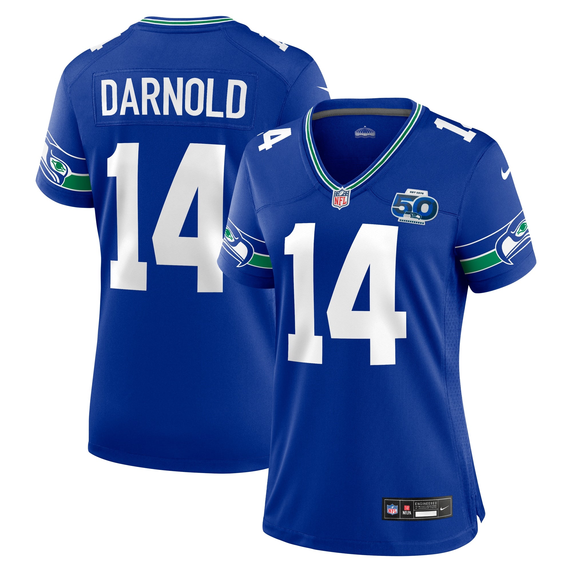 Sam Darnold Seattle Seahawks Nike Women's Team 50th Season Game Jersey - College Navy/Royal
