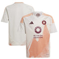AS Roma adidas Youth 2024/25 Away Replica Jersey - White