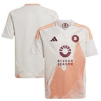 AS Roma adidas Youth 2024/25 Away Replica Jersey - White