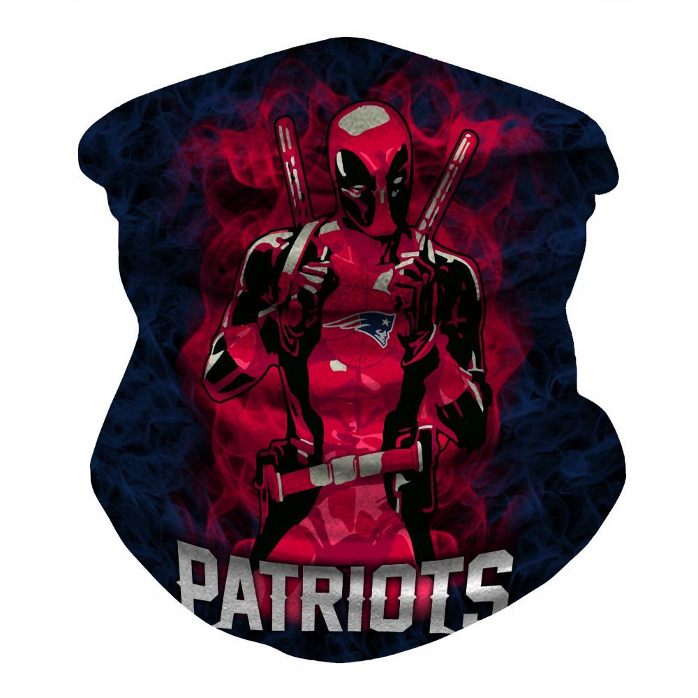 NEW ENGLAND PATRIOTS & DEADPOOL FACE MASK BANDANAS
