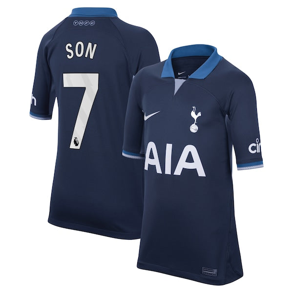 Son Heung-Min Tottenham Hotspur Nike Youth 2023/24 Away Stadium Replica Player Jersey - Navy