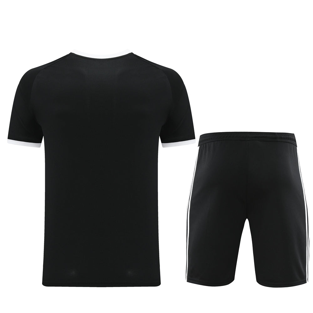 Adidas Short Sleeve Training Jersey Set - AD07- Black