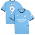 Erling Haaland Manchester City Puma 2024/25 Home Replica Player Jersey - Light Blue