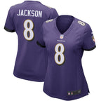 Lamar Jackson Baltimore Ravens Nike Women's Game Player Jersey - Purple/Black/White