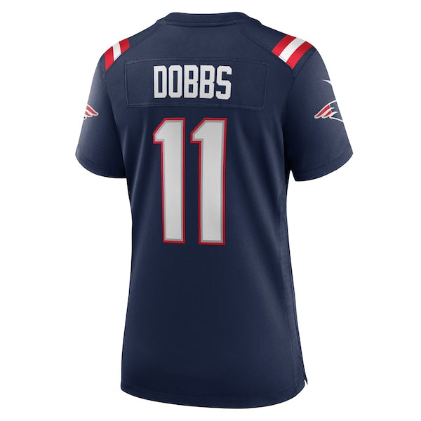 Joshua Dobbs New England Patriots Nike Women's Team Game Jersey -  Navy