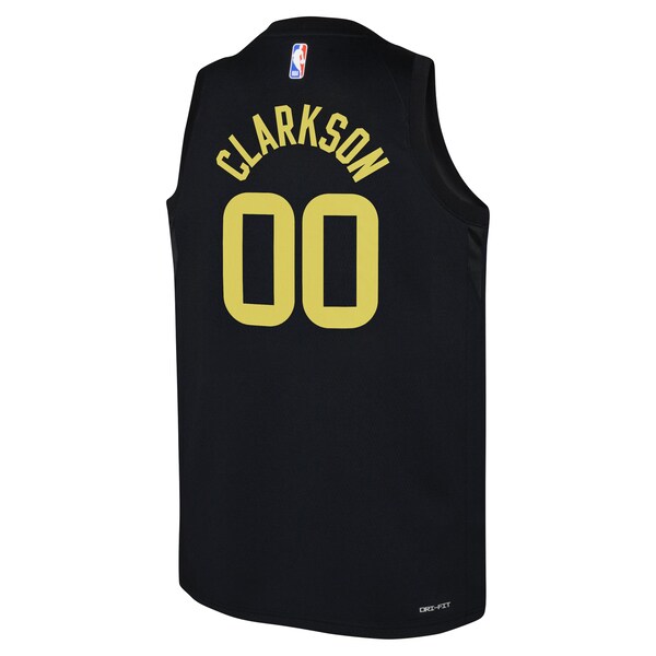 Jordan Clarkson Utah Jazz Jordan Brand Youth Swingman Jersey - Statement Edition - Black